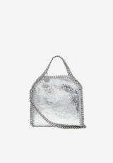 Stella McCartney Micro Falabella Metallic Tote Bag Silver 391698WP0587/T_STELL-8101