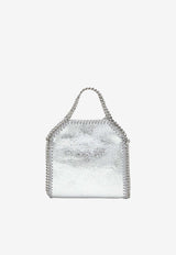 Stella McCartney Micro Falabella Metallic Tote Bag Silver 391698WP0587/T_STELL-8101