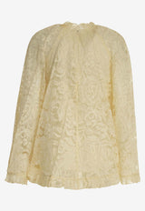 Angel Floral Lace Blouse