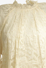 Angel Floral Lace Blouse