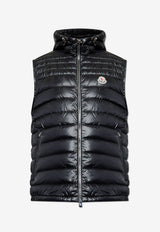 Moncler Orant Down Zip-Up Vest Black K20911A00104 597YG-999