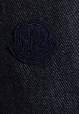 Moncler Logo Patch Denim Jacket Navy K20911G00001 5984S-77A