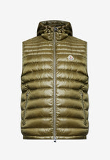 Moncler Quilted Down Vest Green K20911A00104 597YG-825