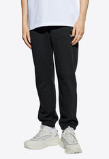 Moncler Logo Patch Track Pants Black K20918H00005 89AZU-998
