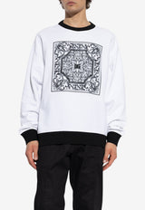 Dolce & Gabbana Majolica-Print Sweatshirt White G9AHSZ G7O9V-W0800