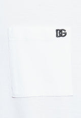 Dolce & Gabbana Pocket Crewneck T-Shirt White G8ST3Z HU7UT-W0800