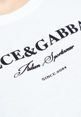 Dolce & Gabbana "Italian Sportswear" T-Shirt White G8RN8T G7O9Y-W0800