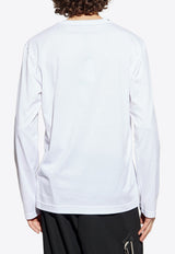 Dolce & Gabbana Signature Logo Long-Sleeved T-shirt White G8SD2Z G7PEA-W0800