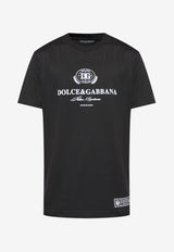 Dolce & Gabbana Logo-Printed Crewneck T-Shirt Black G8RN8T G7NUC-N0000