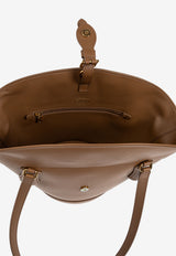 Dolce & Gabbana Capri Calf Leather Tote Bag Brown BB7815 AK274-8Z093