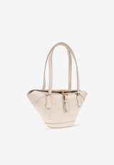 Dolce & Gabbana Capri Calf Leather Tote Bag Cream BB7815 AK274-80004