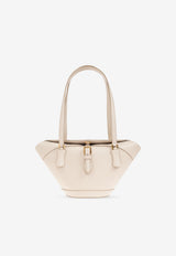 Dolce & Gabbana Capri Calf Leather Tote Bag Cream BB7815 AK274-80004