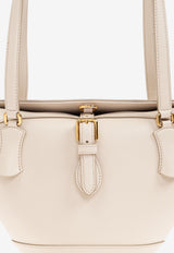 Dolce & Gabbana Capri Calf Leather Tote Bag Cream BB7815 AK274-80004
