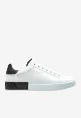 Dolce & Gabbana Portofino Leather Sneakers White CS2278 AF218-89697