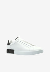 Dolce & Gabbana Portofino Leather Sneakers White CS2278 AF218-89697