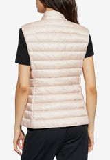 Moncler Igens Quilted Down Vest Pink K20931A00091 597YF-529