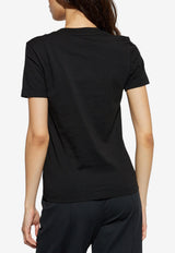 Moncler Studded Logo T-shirt Black K20938C00013 89AB2-999