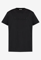 Moncler Logo Patch T-shirt Black K20938C00012 89AUO-999