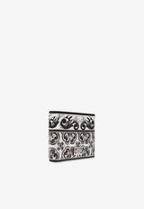 Dolce & Gabbana Majolica-Print Bifold Wallet White BP3102 AN719-IU3TN