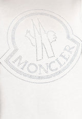 Moncler Studded Logo T-shirt White K20938C00013 89AB2-033