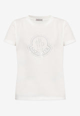 Moncler Studded Logo T-shirt White K20938C00013 89AB2-033