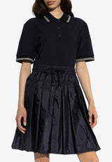 Moncler Polo Collar Dress Navy K20938I00006 89B2R-778
