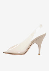 Amelie Transparent Panel Mules