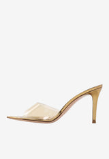 Elle 85 Transparent Band Leather Mules