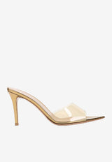 Elle 85 Transparent Band Leather Mules