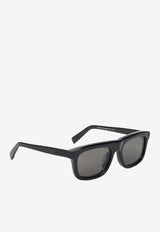 Architectural Rectangular Sunglasses