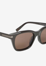 Squared Acetate Sunglasses