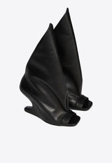 Rick Owens Cantilever 80 Strutter Sandals in Leather Black RP01F6812LCN_09