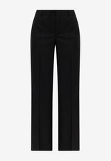 Moschino Tailored Straight-Leg Pants Black 252E A0306 5538-0555