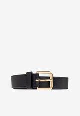 Givenchy Classic Leather Belt Black BB408 HB2AE-001