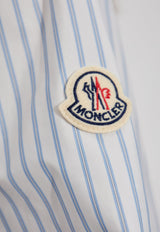 Moncler Camicia Striped Shirt Light Blue K20932F00016 598S1-F00