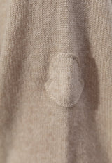 Moncler Relaxed Knitted Sweater Beige K20939C00008 M1223-21E