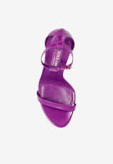 90 Violet Ankle-Strap Sandals