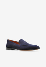 Dolce & GabbanaSplit Suede Loafers in Navy