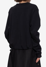 Moncler Logo Crewneck Sweatshirt Black K20938G00013 89AHM-999