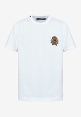 Dolce & GabbanaLogo-Appliqué Crewneck T-shirt