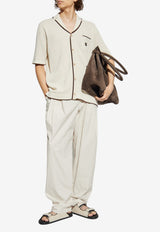 Pleated Wide-Leg Pants