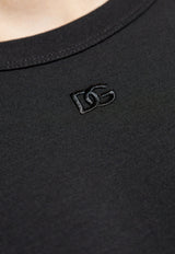 Dolce & GabbanaLogo-Embroidered Crewneck T-shirt