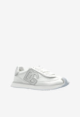 DG Cushion White Leather Sneakers