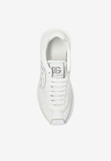 DG Cushion White Leather Sneakers