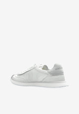 DG Cushion White Leather Sneakers
