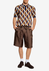 Dolce & GabbanaSilk Boxer Shorts with Piping