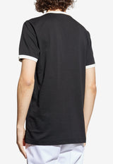 Velvet-Finish Logo T-shirt