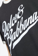 Velvet-Finish Logo T-shirt