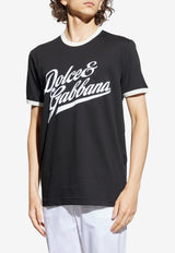 Velvet-Finish Logo T-shirt