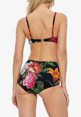 Floral-Print Balconette Two-Piece Swimsuit